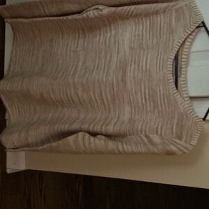 Chico's Beige Knit Sweatshirt